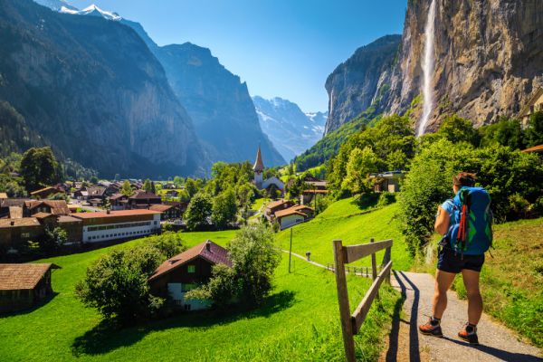 The Wetterhorn  mountain near Grindelwald