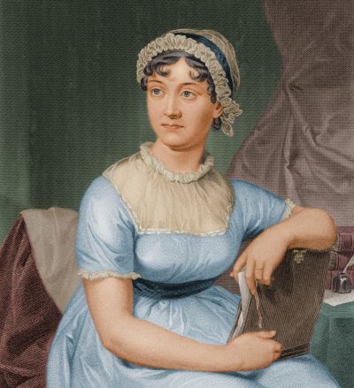 A portrait of Jane Austen